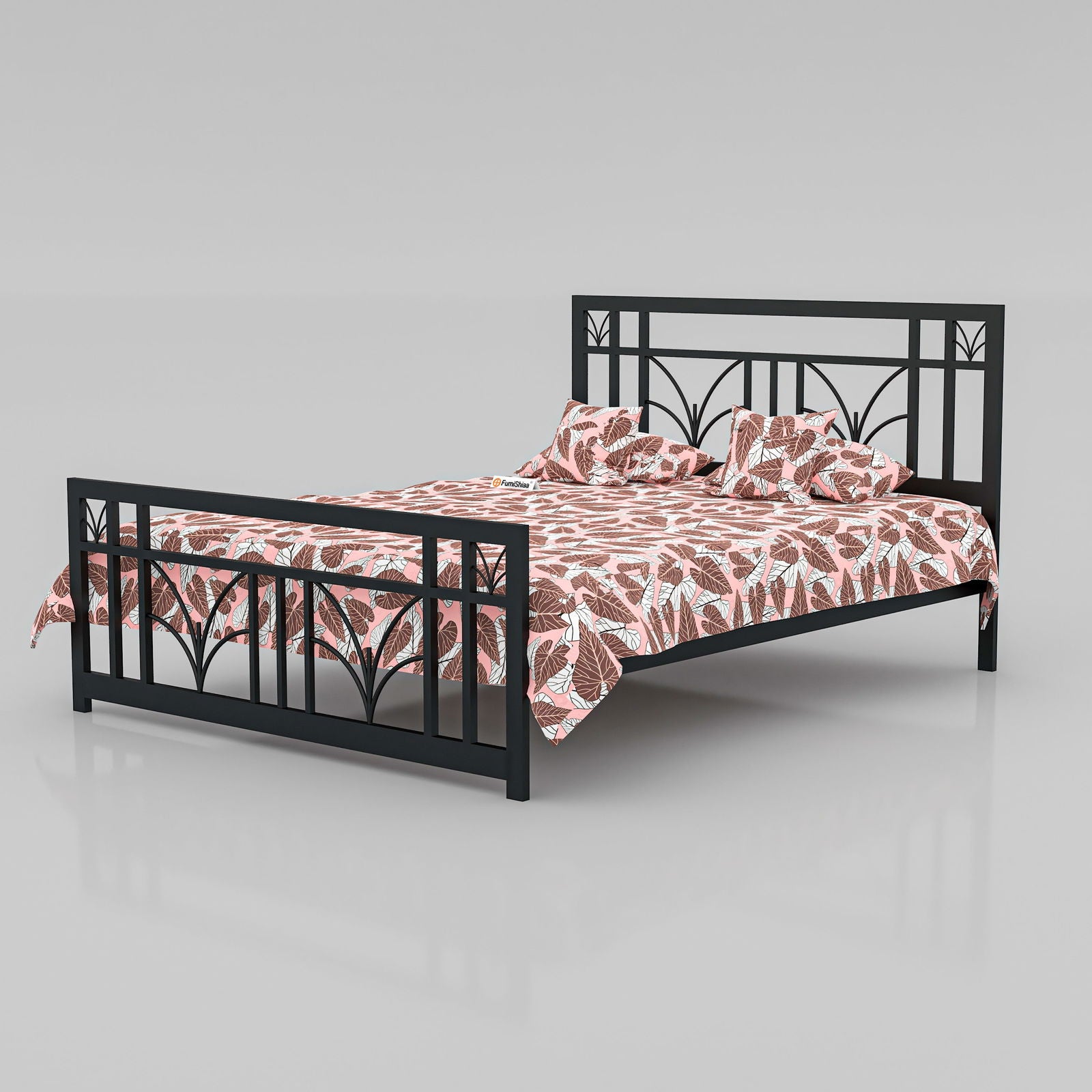 MetalCraft Stunning Design Iron Bed - Furnishiaa -  -